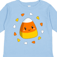 thumbnail image 4 of Inktastic Cute Halloween Candy Corn Boys or Girls Long Sleeve Toddler T-Shirt, 4 of 5