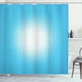 thumbnail image 1 of Ambesonne Vintage Blue Shower Curtain, Sunny Haze Faded Dots, 69"Wx84"L, Pale Blue and White, 1 of 3
