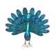 thumbnail image 2 of Figuras de Simulación Zulema Esculturas de Pavo Real, 2 of 8