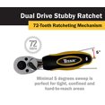 thumbnail image 5 of Titan Tools 11050 1/4 and 3/8" Drive Dual Head Stubby Ratchet, 5 of 5