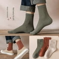 thumbnail image 2 of Spring and Autumn Socks Men's Solid Color Vertical Strip Mid-length Socks Japanese Monochrome Cotton Socks Simple Men's Fashionable Socks, 2 of 4