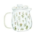 thumbnail image 1 of Glass Teapot Hand Blowing Durable Tea Blooming Teapot for Home Anniversary Gift Large, 1 of 8