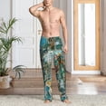 thumbnail image 6 of Lsque Vintage Print Island Skull Print Men's Pajama Pants, Lounge Pant - Comfortable Home Wear,Elastic Waistband, Stylish Design-Medium, 6 of 9