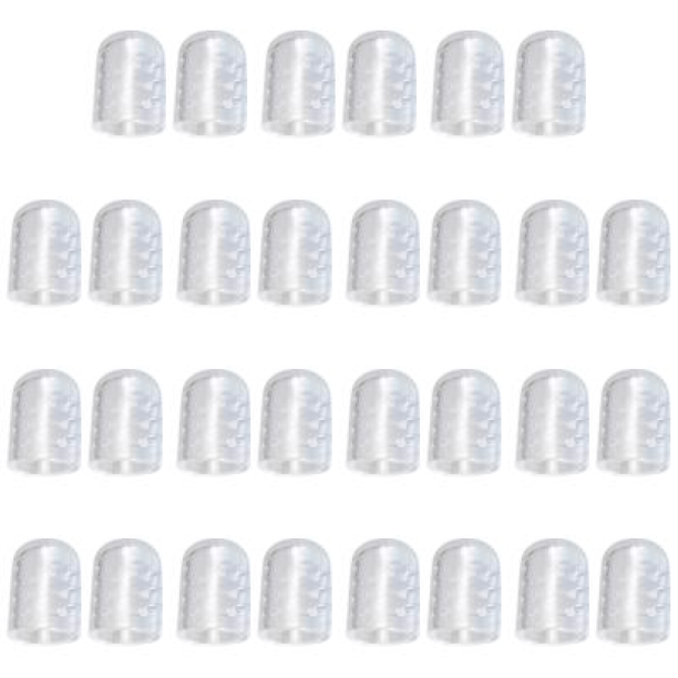2 Uds. Protectores Dedos Los Pies Resina Silicona Transpirable Elasticidad para El Cuidado