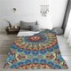 thumbnail image 5 of Fotbe Round Mandala Manta de Franela Acolchonada con Estampado, Súper Suave y Esponjosa, Extra Grande para Sofá, Cama, Uso Todo el Año-40"x30", 5 of 7