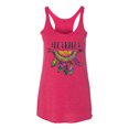 thumbnail image 3 of Colorful Neon Be Brave Dreamcatcher | Dean Russo Art Pop Culture Tri-Blend Racerback Tank Top, Shocking Pink, Medium, 3 of 6