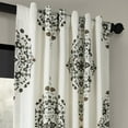 thumbnail image 5 of Kerala Cocoa Printed Cotton Twill Curtain (1 Panel), Kerala Cocoa, 50W X 108L, 5 of 6