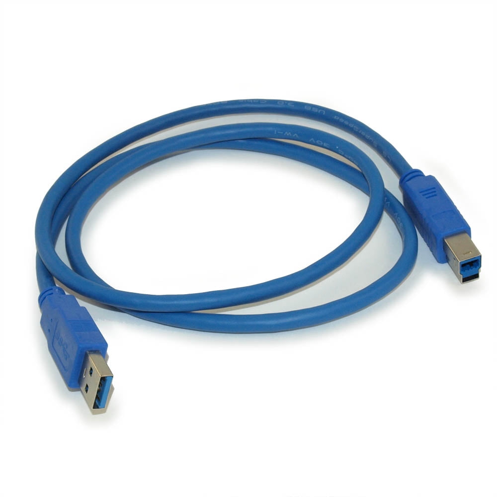 3ft USB 3.2 Gen 1 SUPERSPEED Certified 5Gbps Type A Male to B Male