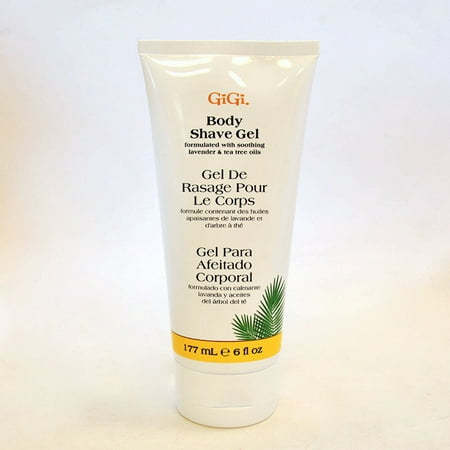 GiGi Brazilian Shave Gel Perfect for Bikini, Underarms and Legs, 170 g/6 (Best Way To Shave Brazilian)