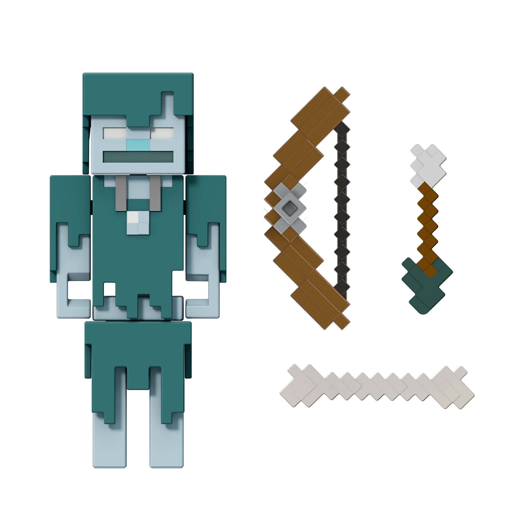 Minecraft Stray Action Figure & Accessories Set, 3.25-inch Scale Collectible Toy