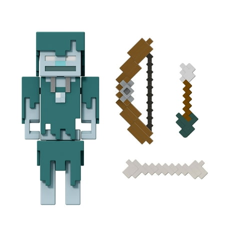 Minecraft Stray Action Figure & Accessories Set, 3.25-inch Scale Collectible Toy