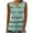Green, variant on Blouses for Women Fashion,Blouses for Women,Women Printed Casual Buttons Fold Girdling Sleeveless Loose T-Shirt Blouse,T-Shirts for Women,Blouses for Women Casual