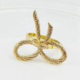 thumbnail image 5 of Anillos para servilletas de 6 piezas Pino S con cuentas brillantes con anillo de servilletas En simple de 12 piezas, 5 of 5