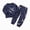 boy outfits-Navy, variant on TOWED22 Toddler Boys Outfit Set Long Sleeve Printed Crewneck Cotton T-Shirt Jogger Pants Soft Warm Fall Winter 2 Piece Clothes(Dark Blue,1-2 Y)