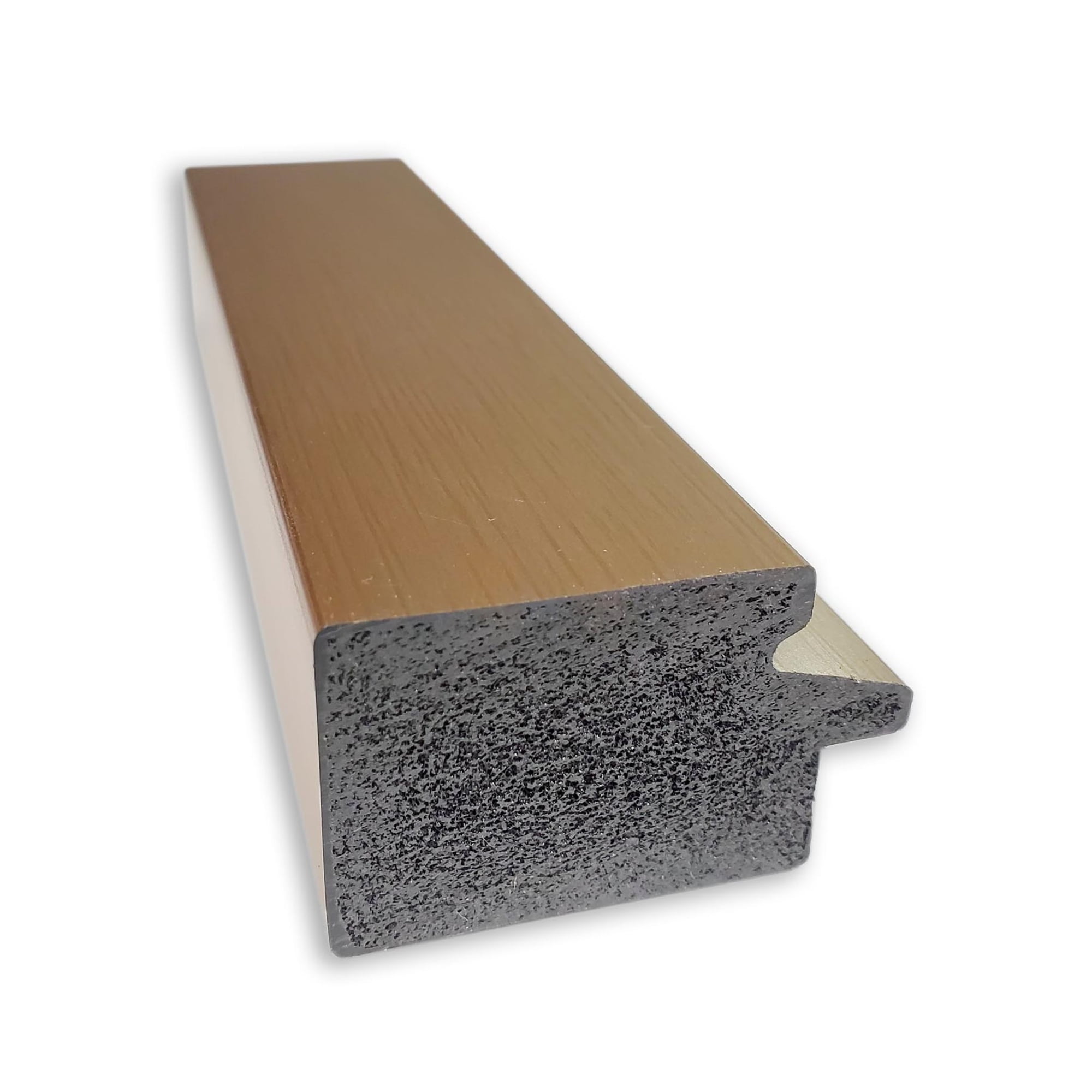 Amanti Art Natural Cork Board Framed Eva Ombre Gold Narrow Bulletin Board 39 in. x 27 in.
