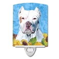 thumbnail image 1 of Carolines Treasures SC9077CNL Pit Bull in Summer Flowers Ceramic Night Light, 6x4x3, Multicolor, 1 of 1