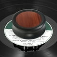 thumbnail image 3 of 76mm Diameter LP Vinyl Turntables Aluminium Wood Record Weight Disc Stabilizer Durable LP Vinyl Turntables, 3 of 12