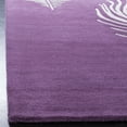 thumbnail image 3 of SAFAVIEH Soho Jarvis Floral Area Rug, Purple/Ivory, 7'6" x 9'6", 3 of 8