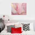 thumbnail image 3 of PRATYUS Canvas Wall Art Picture 20x16in for Living Room Bedroom Fall Decor Pink Marble 20x16in, 3 of 3