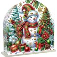 thumbnail image 1 of DIY Diamond Art Handmade Paper Towel Holder for Table Christmas PET Desktop Three Dimensional Simple Paper Towel Holder for Restaurant Kitchen (Double Sided Diamond), 1 of 7