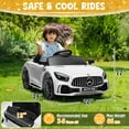thumbnail image 2 of UBesGoo 12V Licensed Mercedes-Benz Electric Ride On Cars Toys for Kids, Power Wheels with Parent Remote Control, White, 2 of 9