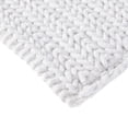 thumbnail image 6 of Madison Park White Bathroom Rug, Absorbent Quick Dry 100% Cotton Rug, Non-Slip Bath Rug for Bathroom, White, 24" x 40", 6 of 6
