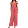 thumbnail image 6 of 2026 Wide Leg Jumpsuits for Women, Comfortable Overalls Wide Leg Cargo Pant Romper Fashion Summer Work Vacation Playsuits Pink S, 6 of 6