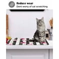 thumbnail image 6 of Large Induction Cooktop Protector Mat Pink Roses Stove Top Covers for Electric Stove, Romantic Flowers Leaves Floral Black Stripes Decorative Stove Burner Cover Mats, Glass Top Stove Cover, 6 of 7