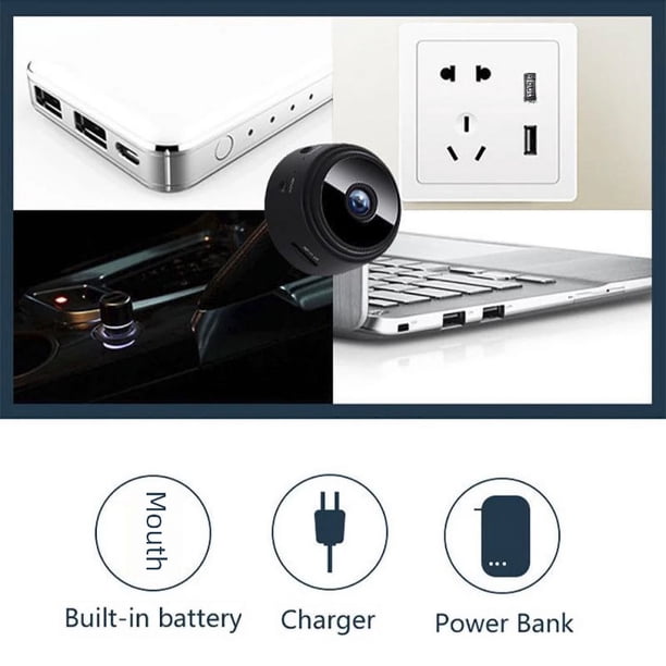 Cámara A9 HD para vigilancia doméstica con WIFI, cámara para niños, deportes al aire libre, cámara de visión nocturna 1080p