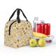 thumbnail image 5 of Fotbe Honey Honeycomb Bolsa Térmica con Estampado y Forro de Aluminio Grueso Bolsa de Almuerzo con Bolsillo Frontal para Hombres y Mujeres, Ideal para Trabajo, Escuela, 5 of 8