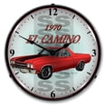 thumbnail image 2 of Collectable Sign and Clock 1970 El Camino LED Lighted Premium Wall Clock, 2 of 4