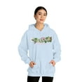 thumbnail image 2 of Haleiwa Co Tropical Flora Hoodie Gildan Unisex Heavy Blend Hood Sweatshirt, 2 of 4