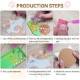 thumbnail image 7 of Goyunwell Cat Diamond Art Coasters Kits for Adults with Holder Cork Pads, 6 Pcs Cat DIY Diamond Art Dots Painting Coasters Kits for Adults Beginners, 7 of 7