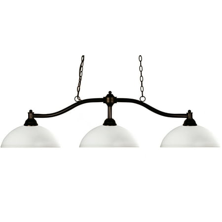 

Chance 3 Light Billiard Light-Color:Matte Opal