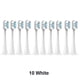 thumbnail image 2 of Replacement Brush Heads for MijiaT300/T500 Electric Toothbrush Soft Bristle Nozzles with Caps Seale, 2 of 5