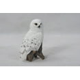 thumbnail image 4 of Décoration de Jardin Statue d'Animal Petit Hibou Enneigé sur Souche, 4 of 5