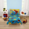 thumbnail image 5 of Sesame Street Come and Play Blue and Yellow Toddler Blanket, 5 of 5
