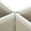 HON HBV-QC180.Q Verse 180 Degree QuickConnect Panel-to Panel Connectors - Light Gray (2-Piece/Pack)