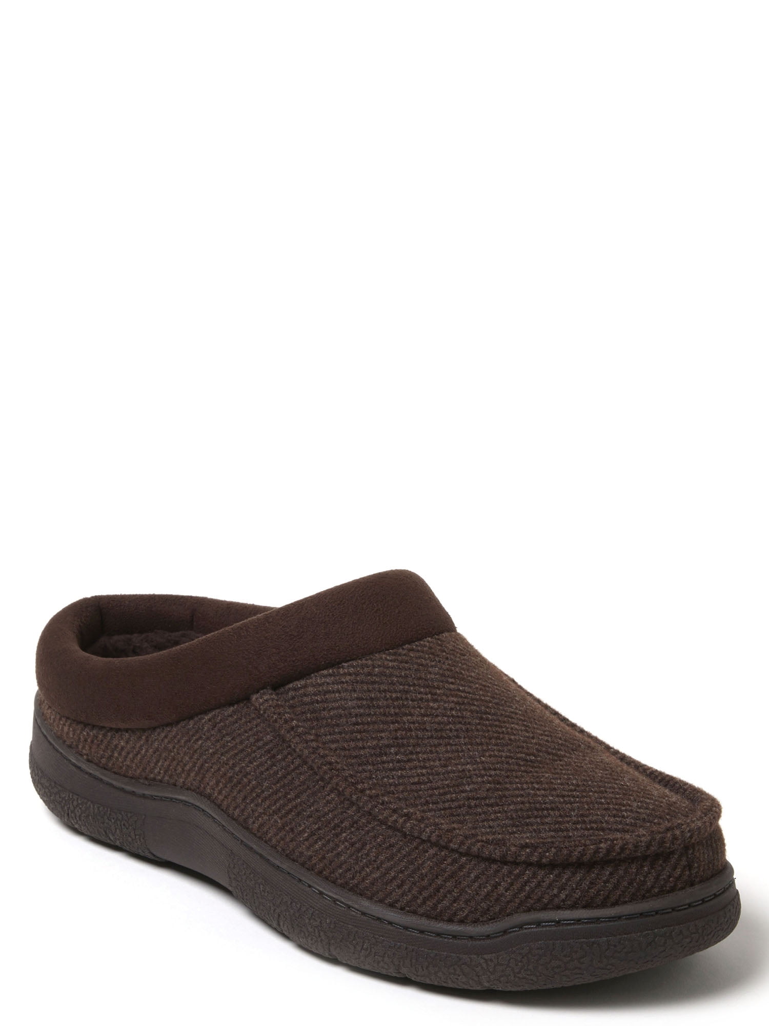 Dearfoams Cozy Comfort Men's Moc Toe Clog Slippers