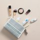 thumbnail image 3 of Bolsa de cosméticos Bolsa de cosméticos de mano Bolsa de almacenamiento de cosméticos portátil para mujeres (azul claro), 3 of 5