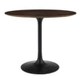thumbnail image 2 of Modway Lippa 36" Round Wood Grain Dining Table in Black Cherry Walnut, 2 of 7