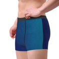 thumbnail image 2 of Easygdp teal blue Men's Boxer Briefs,Soft and Breathable Cotton Underwear with ComfortFlex Waistband-Small, 2 of 5