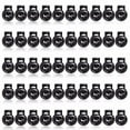 thumbnail image 2 of Kironypik 50pcs Cord Stopper Slide Rope Professional Adjustable Stopping Buckle Part Lanyard Part Lock Clamp Bags Clothes Accessories, 2 of 6