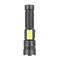 WQQZJJ Outdoor Lights Nine Lights In One Brightest Outdoor Flashlight 1200 Lumens LED Flashlight 30W LED Light Rechargeable Powerful Torch Long Throw Up To 1000 Meters