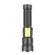 thumbnail image 2 of Linterna LED de 1200 lúmenes, linterna USB recargable de 30W con 4 modos, haz de 1000 m, lámpara lateral y luz COB para acampada, senderismo, emergencias, 2 of 9