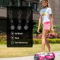 thumbnail image 7 of SIMATE 6.5" Hoverboard for Kids adults，Ages 6+,8.5 mph & 8.5 Miles,Self Balancing Wheel Scooter,Bluetooth Speakers and LED Light, 7 of 7