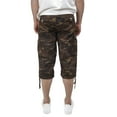 thumbnail image 2 of X RAY JEANS Mens Belted 18" Inseam Below Knee Long Cargo Shorts, Brown Camo, 54, 2 of 5