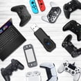 thumbnail image 1 of Controlador Gamepad Converter para PS5 PS4 PS3 Switch OLED Adaptador de PC Negro, 1 of 9