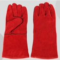 thumbnail image 5 of Welding Labor Protection Gloves Cowhide Thickened Wear-resistant Heat Insulation Lengthened ,Easy to Use, 5 of 5