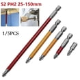 thumbnail image 3 of Hex Shank Magnetic Anti Slip Long Reach Electric Screwdriver 25-150mm Bits PH2, 3 of 4